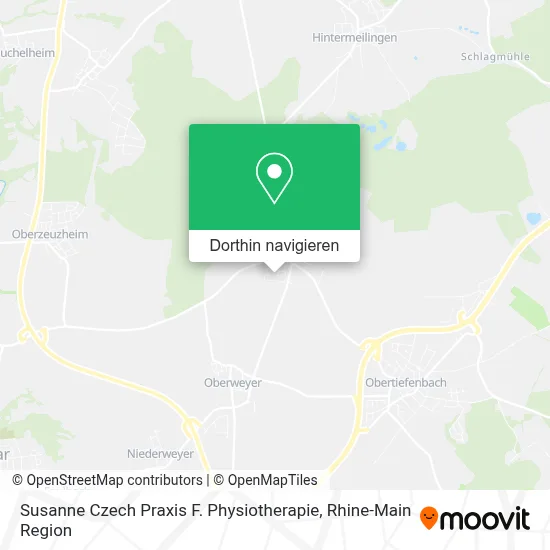 Susanne Czech Praxis F. Physiotherapie Karte