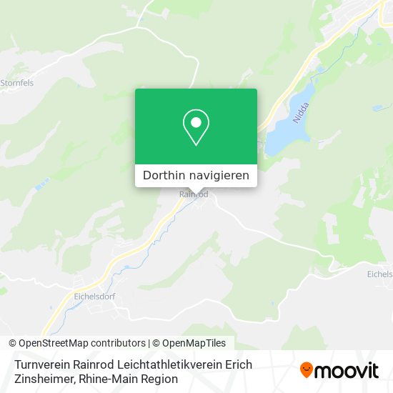Turnverein Rainrod Leichtathletikverein Erich Zinsheimer Karte