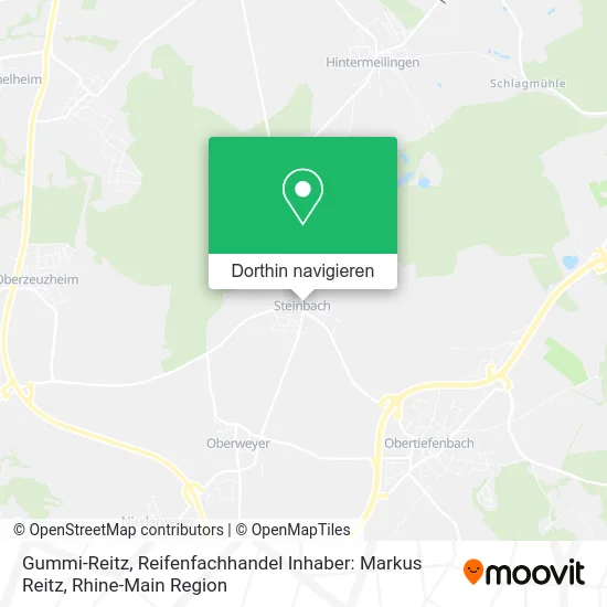 Gummi-Reitz, Reifenfachhandel Inhaber: Markus Reitz Karte