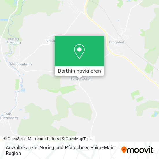 Anwaltskanzlei Nöring und Pfarschner Karte