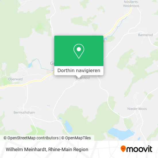 Wilhelm Meinhardt Karte