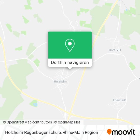 Holzheim Regenbogenschule Karte