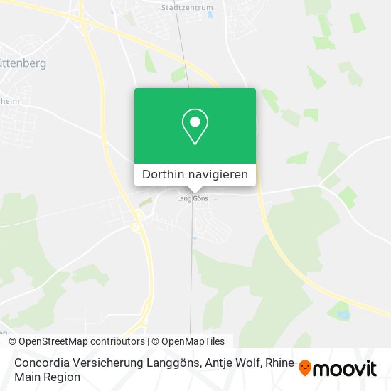 Concordia Versicherung Langgöns, Antje Wolf Karte