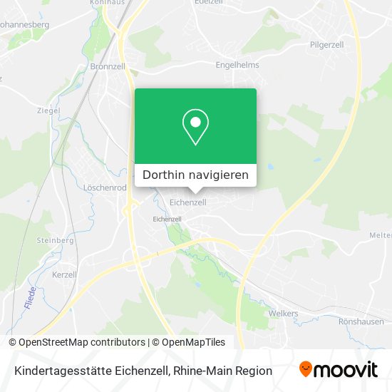 Kindertagesstätte Eichenzell Karte