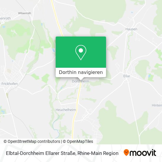 Elbtal-Dorchheim Ellarer Straße Karte