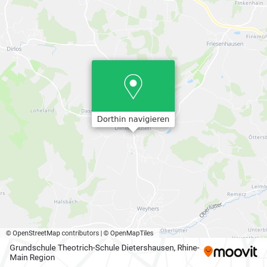 Grundschule Theotrich-Schule Dietershausen Karte