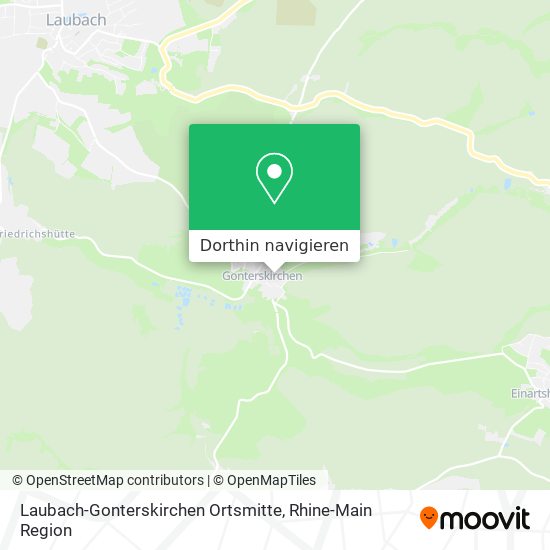 Laubach-Gonterskirchen Ortsmitte Karte