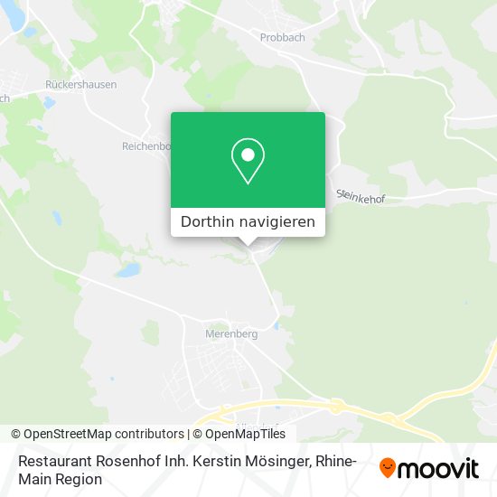 Restaurant Rosenhof Inh. Kerstin Mösinger Karte