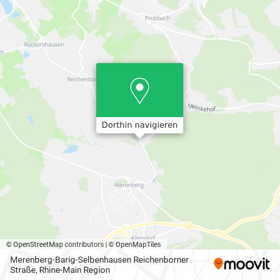 Merenberg-Barig-Selbenhausen Reichenborner Straße Karte