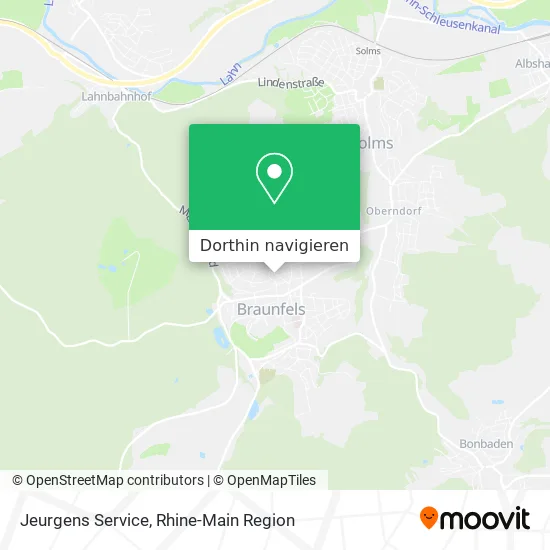 Jeurgens Service Karte