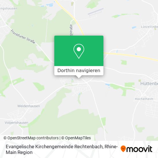 Evangelische Kirchengemeinde Rechtenbach Karte
