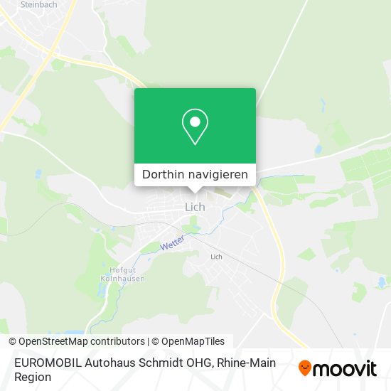 EUROMOBIL Autohaus Schmidt OHG Karte