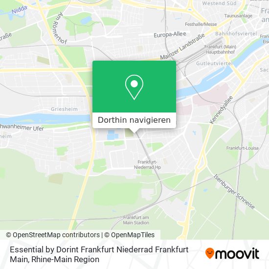 Essential by Dorint Frankfurt Niederrad Frankfurt Main Karte