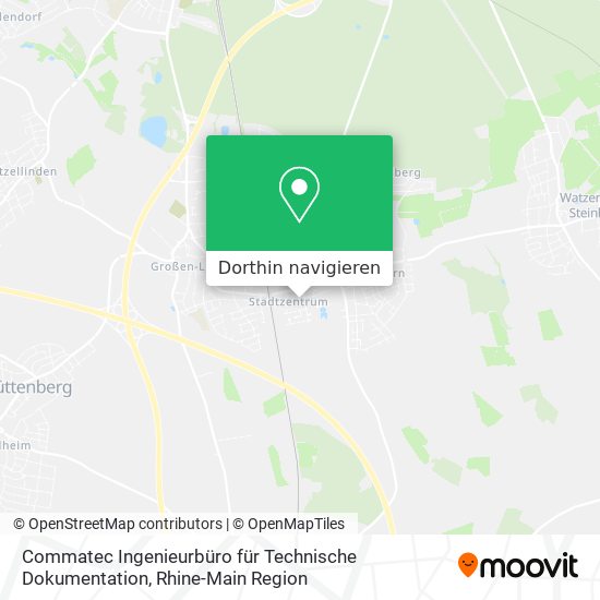 Commatec Ingenieurbüro für Technische Dokumentation Karte