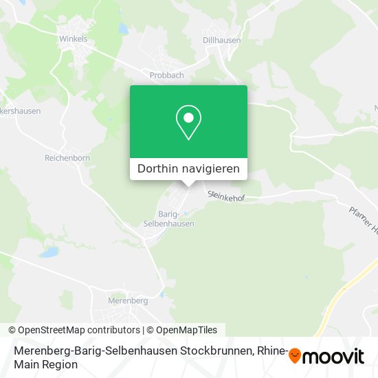 Merenberg-Barig-Selbenhausen Stockbrunnen Karte