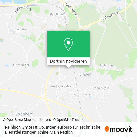 Reinisch GmbH & Co. Ingenieurbüro für Technische Dienstleistungen Karte