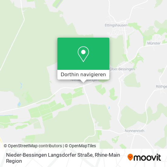 Nieder-Bessingen Langsdorfer Straße Karte