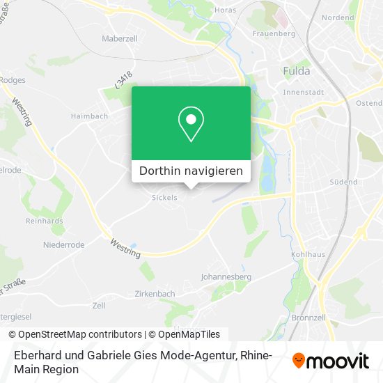 Eberhard und Gabriele Gies Mode-Agentur Karte