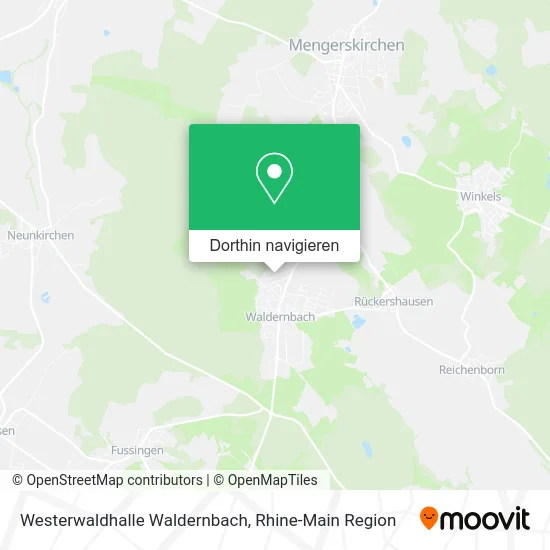 Westerwaldhalle Waldernbach Karte
