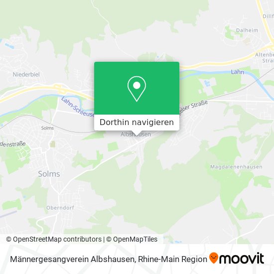 Männergesangverein Albshausen Karte