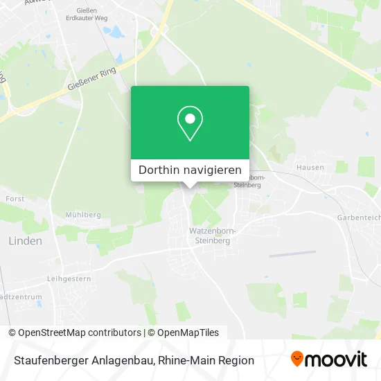 Staufenberger Anlagenbau Karte