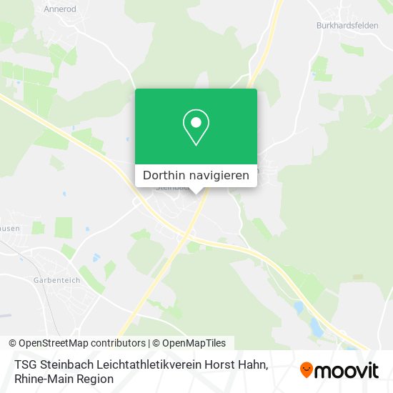 TSG Steinbach Leichtathletikverein Horst Hahn Karte