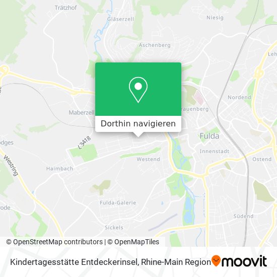 Kindertagesstätte Entdeckerinsel Karte