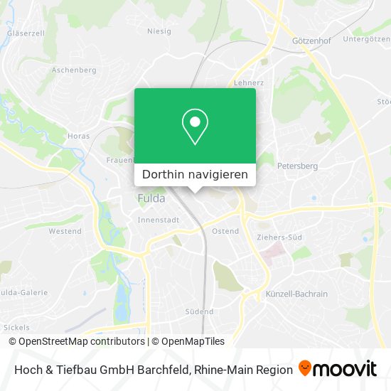 Hoch & Tiefbau GmbH Barchfeld Karte