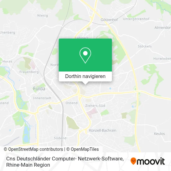 Cns Deutschländer Computer- Netzwerk-Software Karte