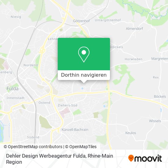 Dehler Design Werbeagentur Fulda Karte