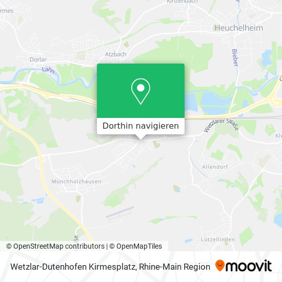 Wetzlar-Dutenhofen Kirmesplatz Karte