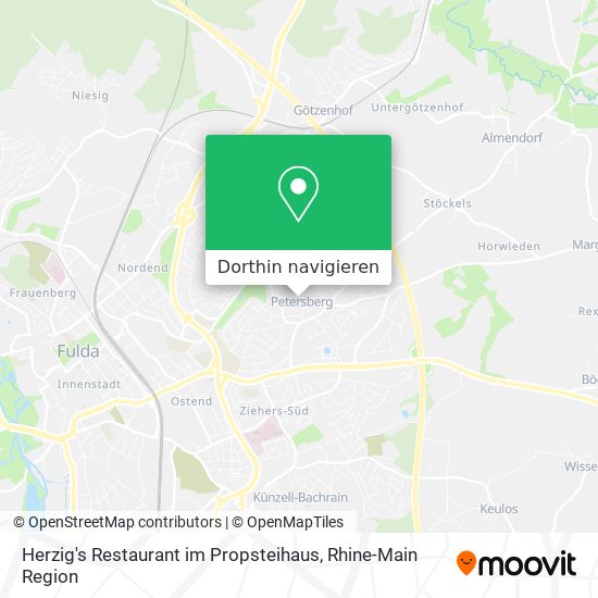 Herzig's Restaurant im Propsteihaus Karte
