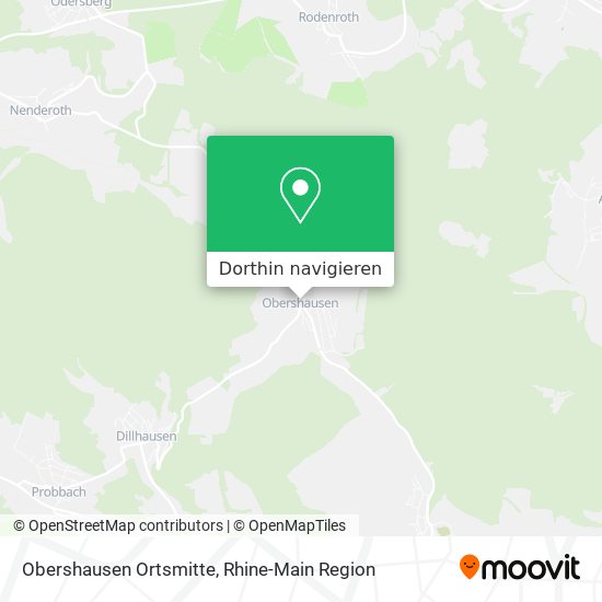 Obershausen Ortsmitte Karte