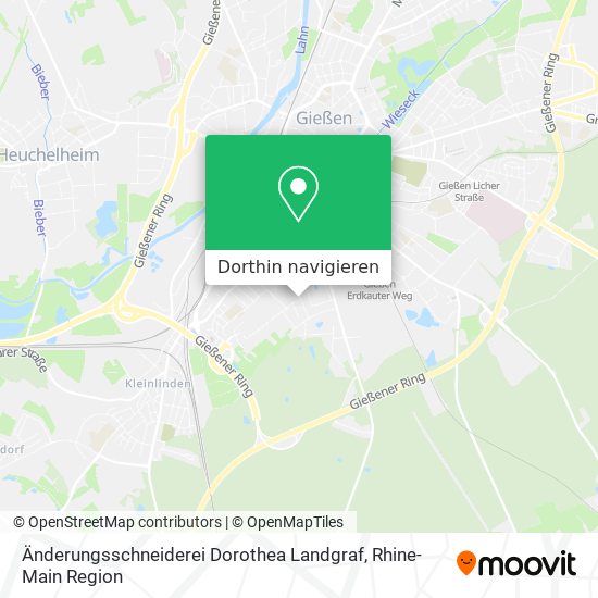 Änderungsschneiderei Dorothea Landgraf Karte