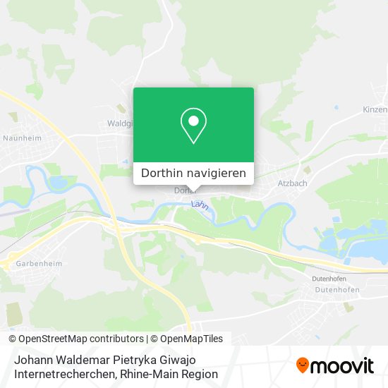 Johann Waldemar Pietryka Giwajo Internetrecherchen Karte