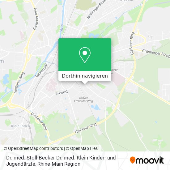 Dr. med. Stoll-Becker Dr. med. Klein Kinder- und Jugendärzte Karte