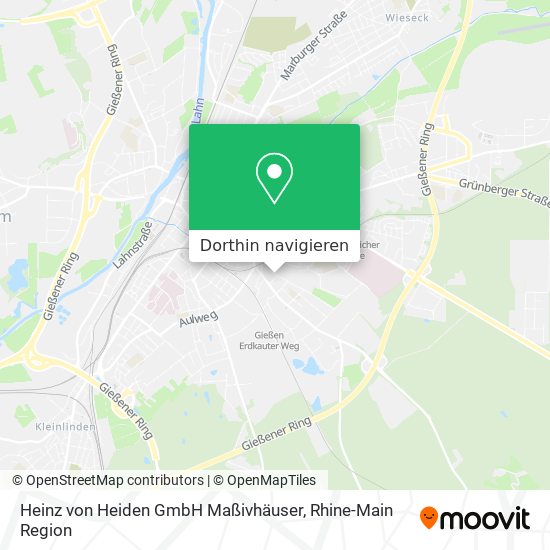 Heinz von Heiden GmbH Maßivhäuser Karte