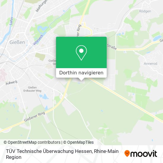 TÜV Technische Überwachung Hessen Karte