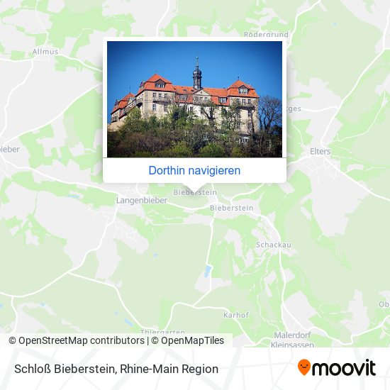 Schloß Bieberstein Karte