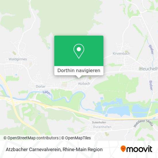 Atzbacher Carnevalverein Karte