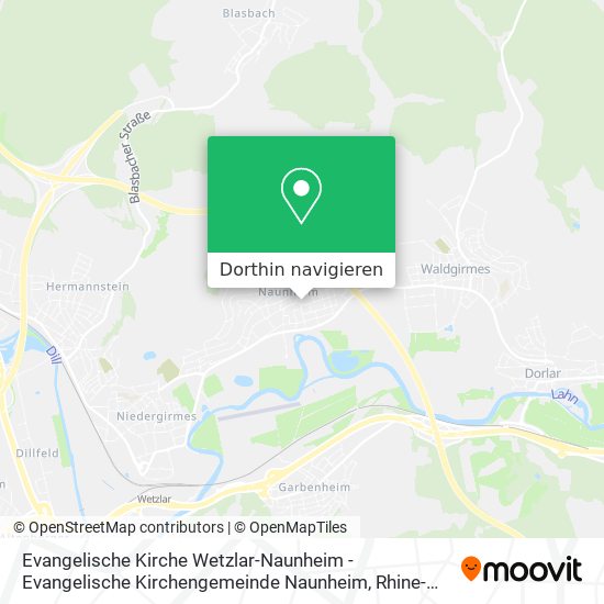 Evangelische Kirche Wetzlar-Naunheim - Evangelische Kirchengemeinde Naunheim Karte