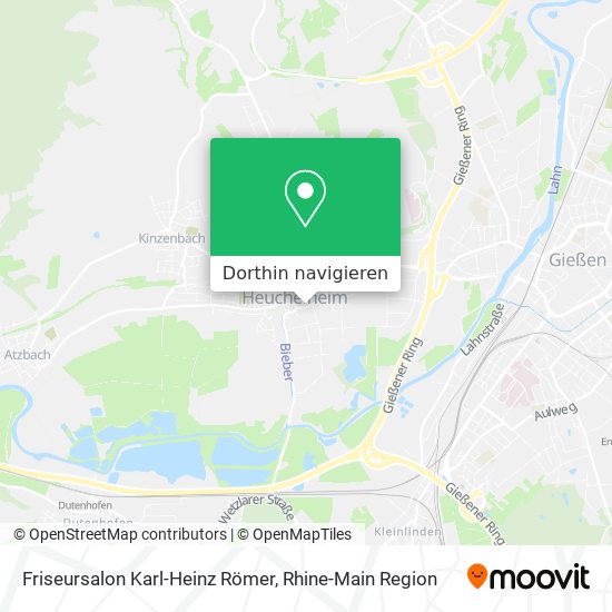 Friseursalon Karl-Heinz Römer Karte
