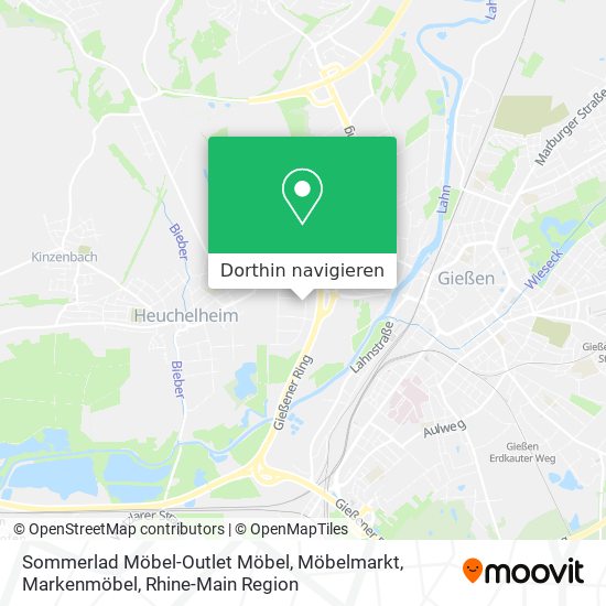 Sommerlad Möbel-Outlet Möbel, Möbelmarkt, Markenmöbel Karte