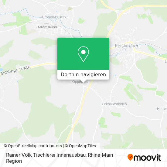 Rainer Volk Tischlerei Innenausbau Karte