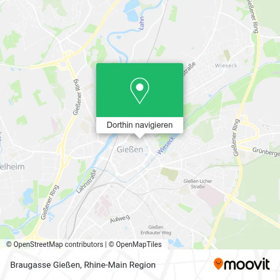 Braugasse Gießen Karte