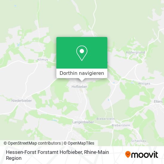 Hessen-Forst Forstamt Hofbieber Karte