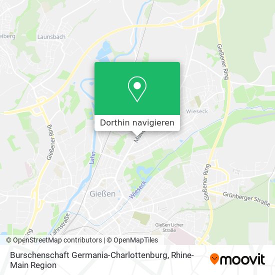 Burschenschaft Germania-Charlottenburg Karte
