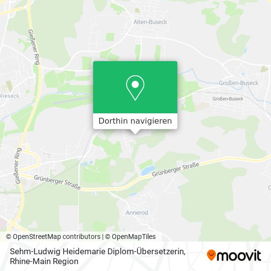 Sehm-Ludwig Heidemarie Diplom-Übersetzerin Karte