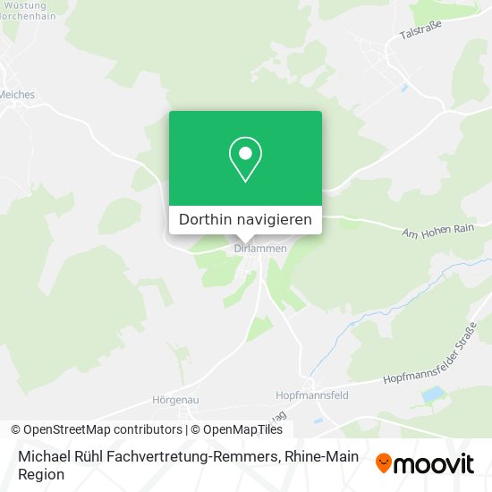 Michael Rühl Fachvertretung-Remmers Karte