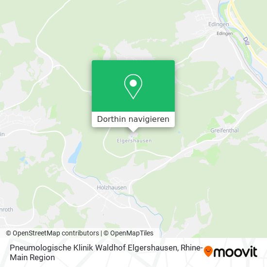 Pneumologische Klinik Waldhof Elgershausen Karte